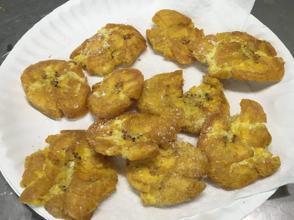 Plate of tostones