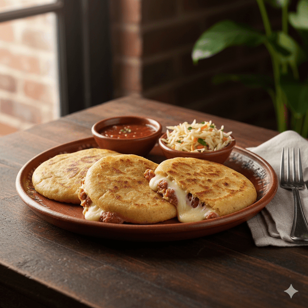 Belize common food - pupusa